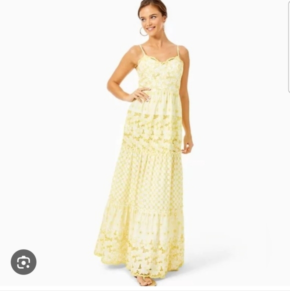 Lilly Pulitzer Dresses & Skirts - Lilly Pulitzer Kyla Maxi Dress Eyelet
